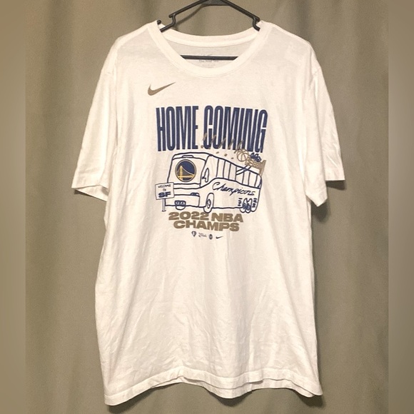 Golden State Warriors Nike NBA Finals 2022 Celebration Homecoming Parade Tee XL - Picture 1 of 4